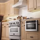 48" Ducted Wooden Wall Mount Range Hood view 6