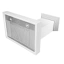 ZLINE 36 in. Wooden Wall Mount Range Hood in Smooth Bright White Finish (KBWW-36) view 6