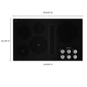 36" Electric Downdraft Cooktop With 5 Elements view 7