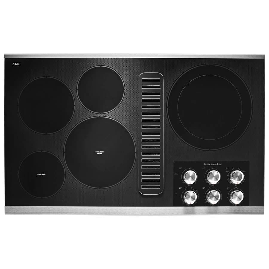 36" Electric Downdraft Cooktop With 5 Elements