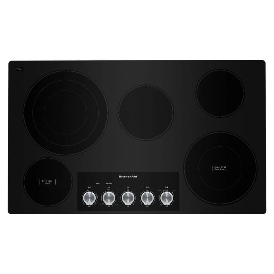 36" Electric Cooktop With 5 Elements And Knob Controls