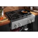 Kitchenaid® 30'' 4-burner Commercial-style Gas Rangetop view 5