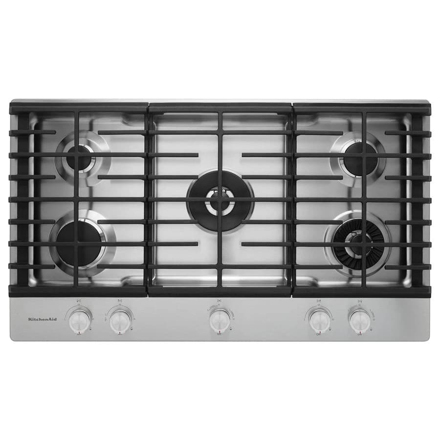 36" 5-burner Gas Cooktop With Griddle
