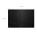 30" Temp Cook™ Induction Cooktop With 5 Cooking Zones view 7