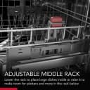 Third Level Utensil Rack Dishwasher with 30+ Total Wash Jets, 39 dBA view 4