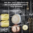 360° Max Jets™ Third Rack Dishwasher with Stainless Steel Third Rack Wash Jets, 44 dBA view 37