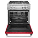 30'' 4-Burner Dual Fuel Freestanding Range, Commercial-Style view 2