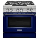 36" 6-Burner Dual Fuel Freestanding Range, Commercial-Style view 1