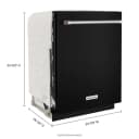 Third Level Utensil Rack Dishwasher with 30+ Total Wash Jets, 39 dBA view 2