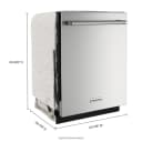 360° Max Jets™ Third Rack Dishwasher with Stainless Steel Third Rack Wash Jets, 44 dBA view 118