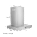 Convertible Vent Wall Mount Range Hood (KE) - 24 Inch view 9