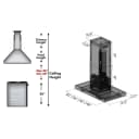 30 in. Convertible Vent Island Mount Range Hood view 11
