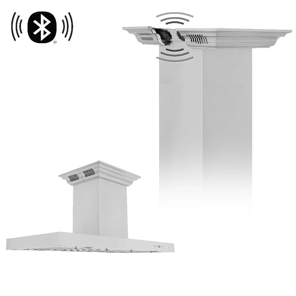 48 in. CrownSound™ Ducted Vent Island Mount Range Hood