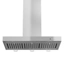 36 In. Convertible Vent Wall Mount Range Hood In Stainless Steel With Crown Molding view 5