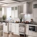 42 In. Convertible Vent Wall Mount Range Hood In Stainless Steel With Crown Molding view 10
