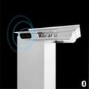 30 In. Crownsound™ Ducted Vent Wall Mount Range Hood In Stainless Steel With Built-in Bluetooth Speakers view 2