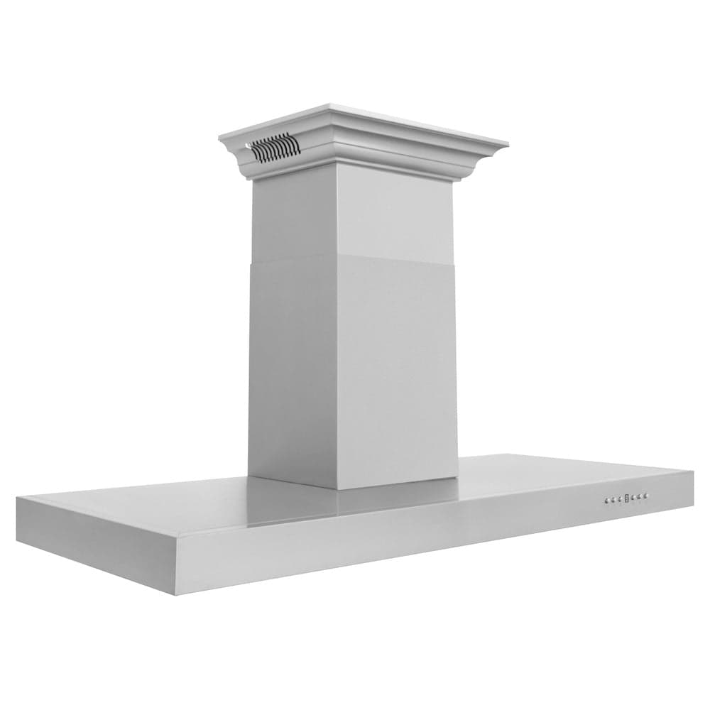 48 In. Crownsound™ Ducted Vent Wall Mount Range Hood In Stainless Steel With Built-in Bluetooth Speakers