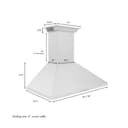 30" CrownSound‚ Ducted Vent Wall Mount Range Hood with Built-in Bluetooth Speakers view 13