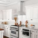 36" CrownSound‚ Ducted Vent Wall Mount Range Hood with Built-in Bluetooth Speakers - 36 Inch view 2