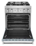 KitchenAid® 30'' Smart Commercial-Style Dual Fuel Range with 4 Burners view 4