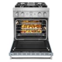 30'' Smart Commercial-Style Dual Fuel Range with 4 Burners view 7