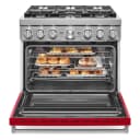 36'' Smart Commercial-Style Dual Fuel Range with 6 Burners view 5