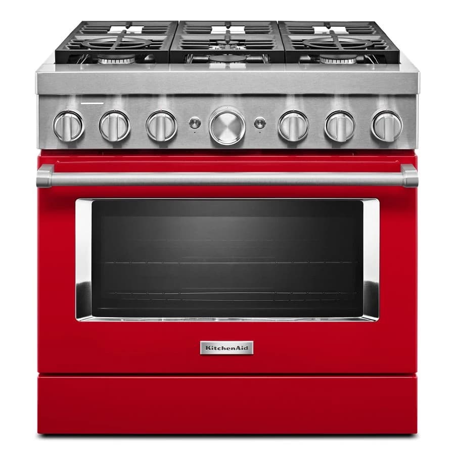 36'' Smart Commercial-Style Dual Fuel Range with 6 Burners