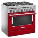36'' Smart Commercial-Style Dual Fuel Range with 6 Burners view 2
