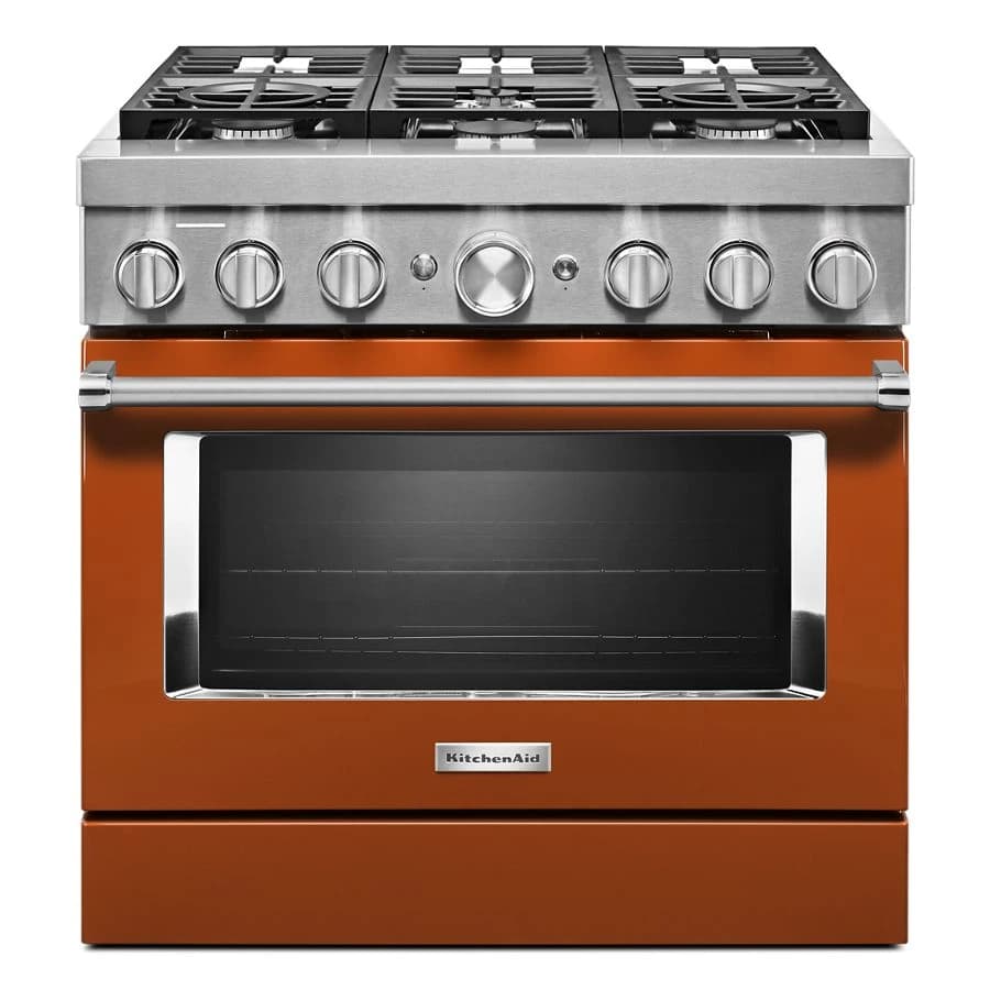 Kitchenaid® 36'' Smart Commercial-style Dual Fuel Range With 6 Burners