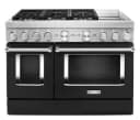 KitchenAid® 48'' Smart Commercial-Style Dual Fuel Range with Griddle view 1