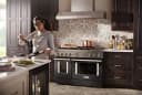 KitchenAid® 48'' Smart Commercial-Style Dual Fuel Range with Griddle view 6