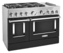 KitchenAid® 48'' Smart Commercial-Style Dual Fuel Range with Griddle view 9