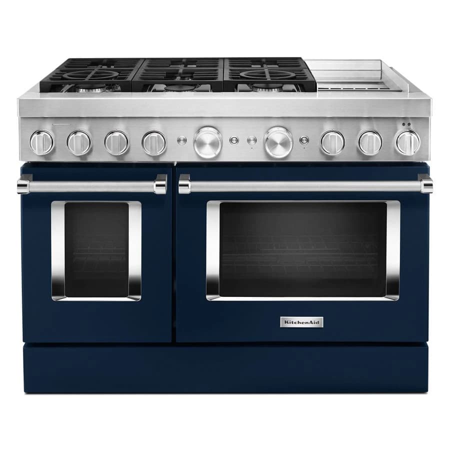 KitchenAid 48'' Smart Commercial-Style Dual Fuel Range with Griddle
