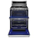 30-inch 5 Burner Dual Fuel Double Oven Convection Range view 4