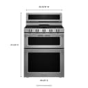 30-inch 5 Burner Dual Fuel Double Oven Convection Range view 9