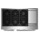 48-Inch 6 Burner Commercial-Style Dual Fuel Range with Griddle view 5