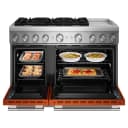 48-Inch 6 Burner Commercial-Style Dual Fuel Range with Griddle view 2