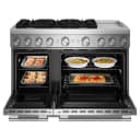 48-inch 6 Burner Commercial-style Dual Fuel Range With Griddle view 2