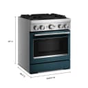 30-Inch 4 Burner Commercial-Style Dual Fuel Range with No Preheat Air Fry Mode view 3