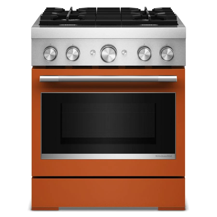 30-Inch 4 Burner Commercial-Style Dual Fuel Range with No Preheat Air Fry Mode