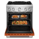 30-Inch 4 Burner Commercial-Style Dual Fuel Range with No Preheat Air Fry Mode view 2