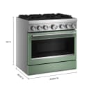 36-Inch 6 Burner Commercial-Style Dual Fuel Range with No Preheat Air Fry Mode view 4