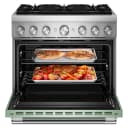 36-Inch 6 Burner Commercial-Style Dual Fuel Range with No Preheat Air Fry Mode view 2