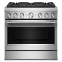36-inch 6 Burner Commercial-style Dual Fuel Range With No Preheat Air Fry Mode view 1