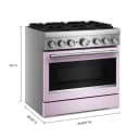 36-Inch 6 Burner Commercial-Style Dual Fuel Range with No Preheat Air Fry Mode view 4