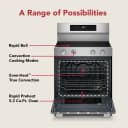 5.3 Cu. Ft. Smart Freestanding Electric Range With Convection Cooking Modes view 5