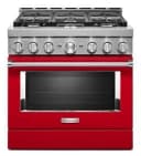 KitchenAid® 36'' Smart Commercial-Style Gas Range with 6 Burners view 1