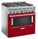 KitchenAid® 36'' Smart Commercial-Style Gas Range with 6 Burners view 9