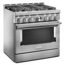 36'' Smart Commercial-Style Gas Range with 6 Burners view 3