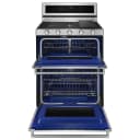 30-inch 5 Burner Gas Double Oven Convection Range view 4
